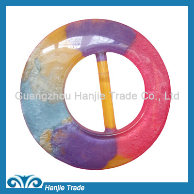 Wholesale colorful round plastic slide buckles