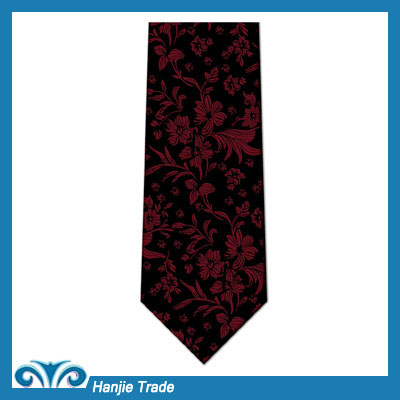 New Design Jacquard Silk Flower Ties