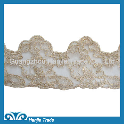 Hot Sale Wholesale Lace Embroidered  Lace Trim For Garment