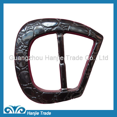 Wholesale fashion black D ring plastic belt buckle
