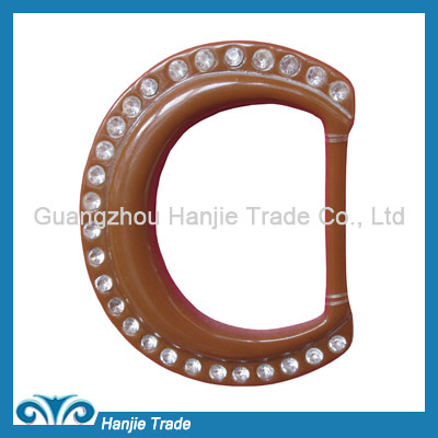 Wholesale fashion plastic D ring for belt buckle