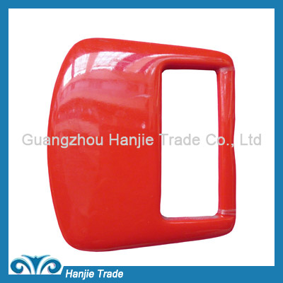 Wholesale fashion red plastic D ring buckle