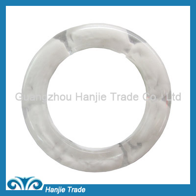 Wholesale white plastic o-ring for belt buckle