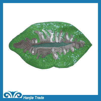 Wholesale Mouth Patches With Sequin For T-shirt