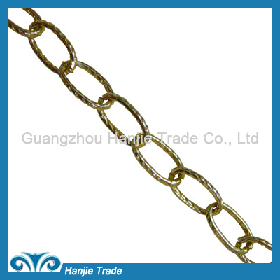 Shoes decoration silver/gold Bulk Solid Chain