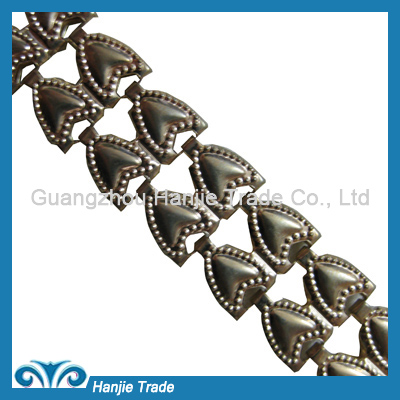 Fashion brass chain for jewerly and garment