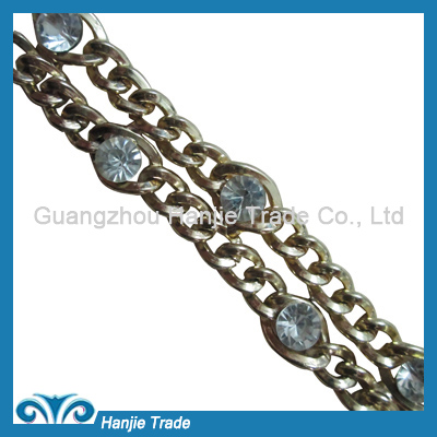 popular garment accessories of rhinestone  chain trimming